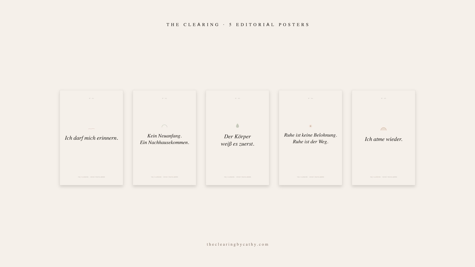 5 Editorial Poster