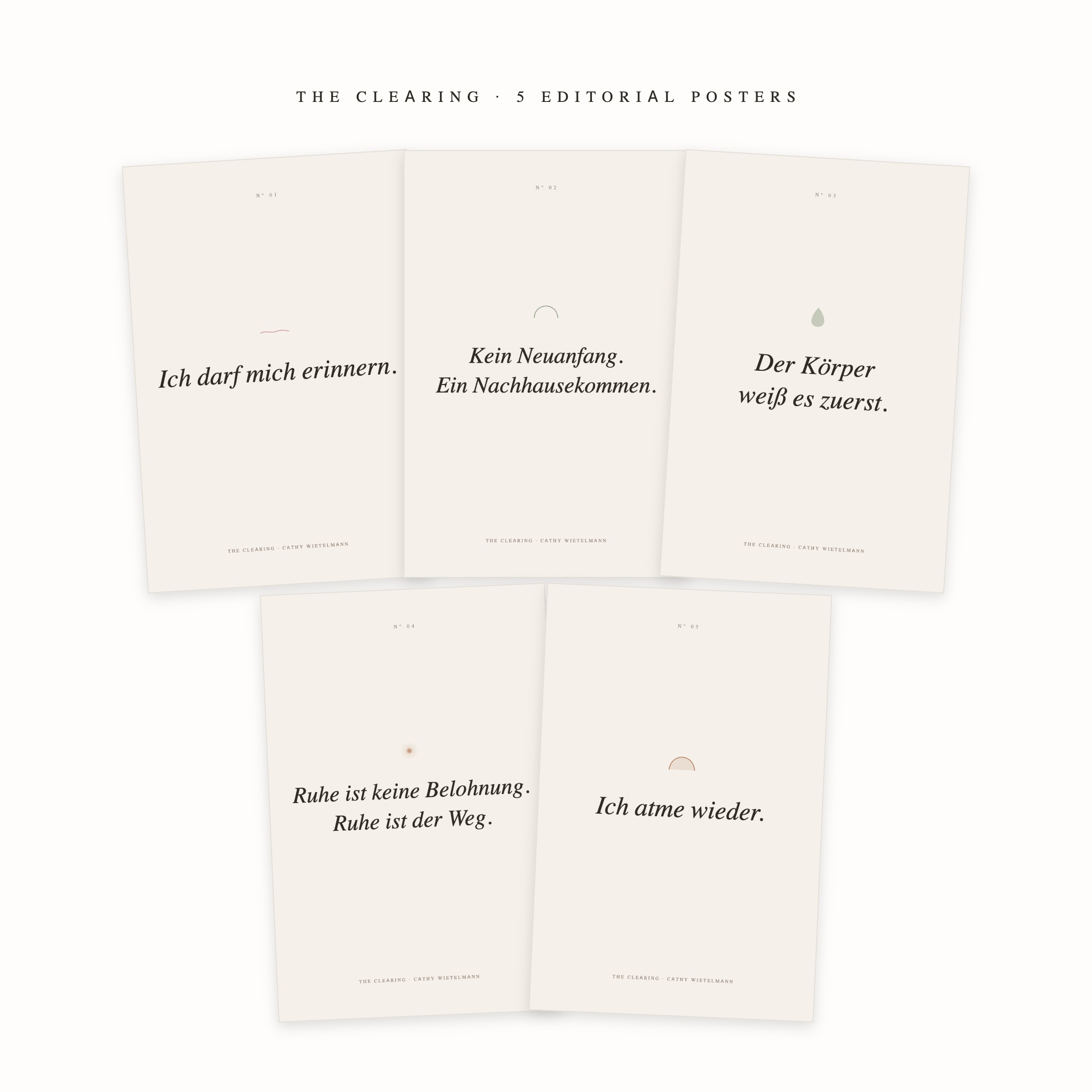 5 Editorial Poster